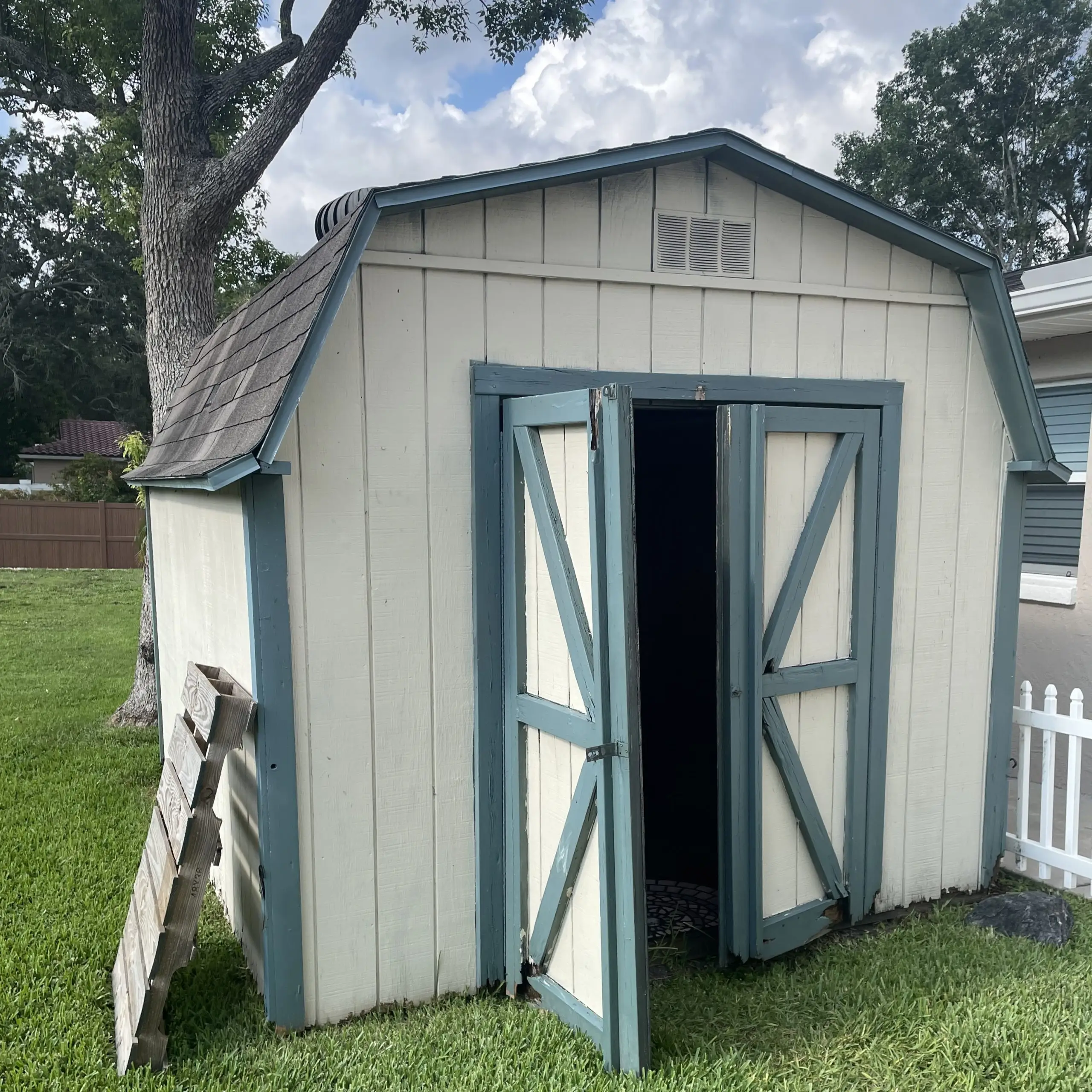 Shed Removal Before Shed Removal Before